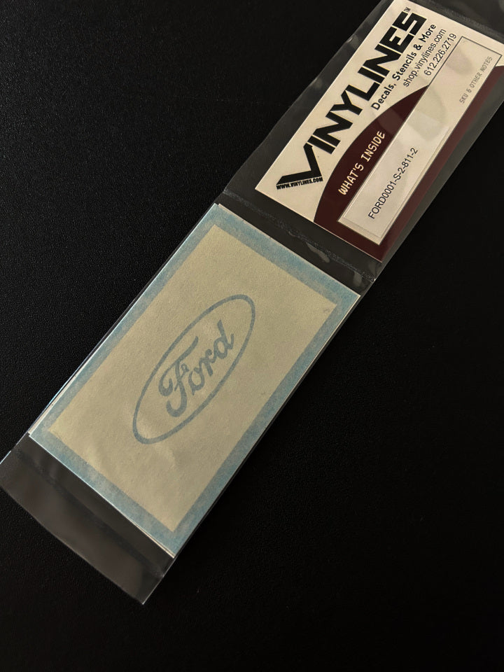 2 inch Ford Logo Stencil 2 Pack