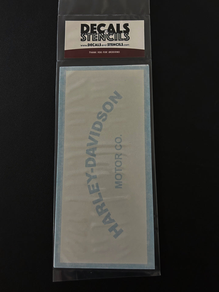 6 Inch Arched Harley-Davidson Motor Co Stencil