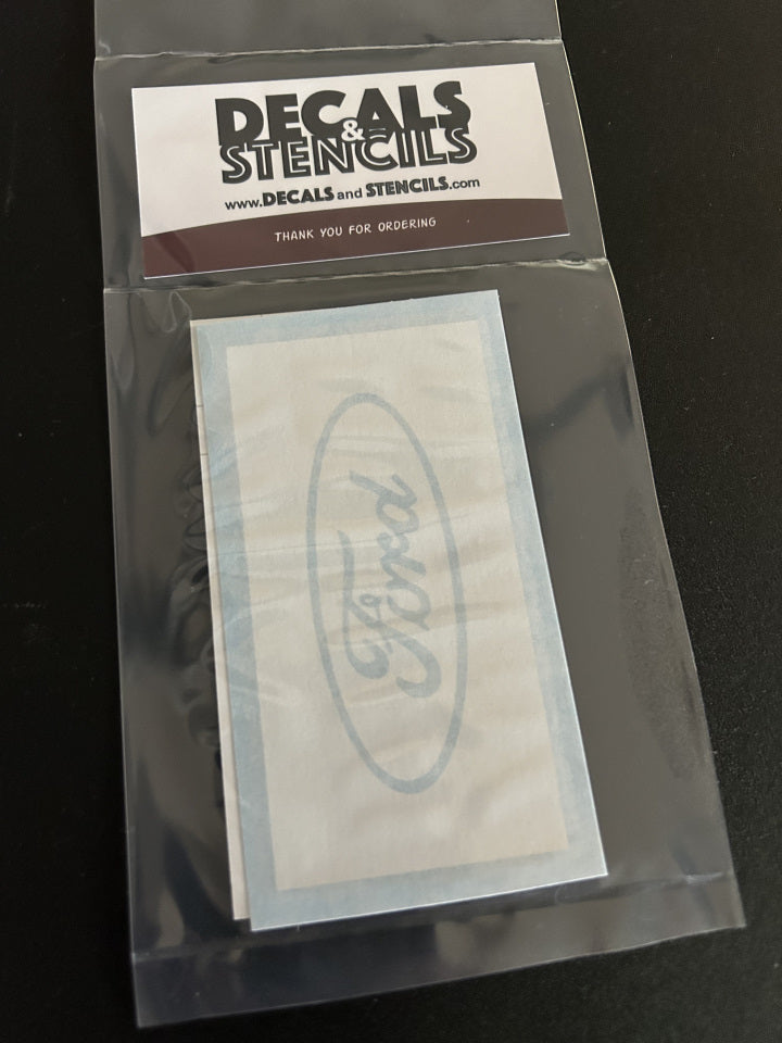3 In Ford Logo Vinyl Paint Stencil 2 Pack