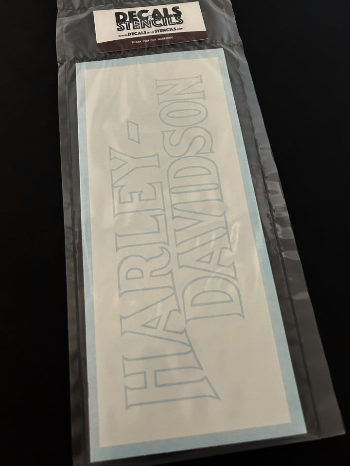 9 Inch Stacked HD Text Outline Logo Stencil 2 Pack