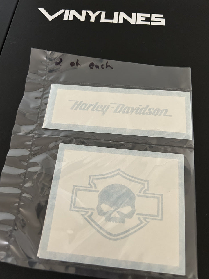Small Harley-Davidson Negative Stencil Mix Pack