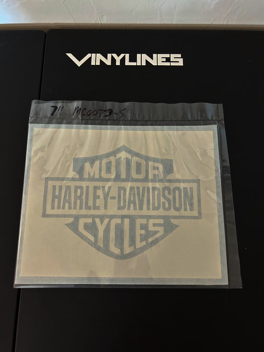 7 inch Harley-Davidson Logo Solid Shield Paint Stencil