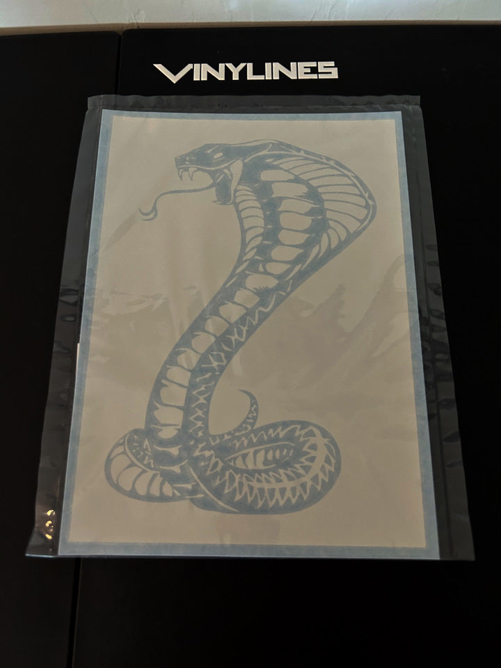 11 Inch Cobra Snake V2 Stencil