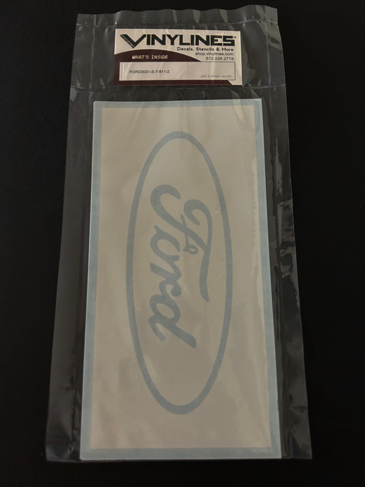 7 Inch Ford Logo Paint Stencil 2 Pack