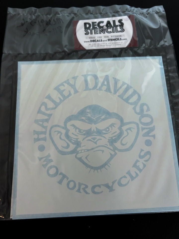 6 In HD Angry Monkey Face Paint Stencil 2 Pack